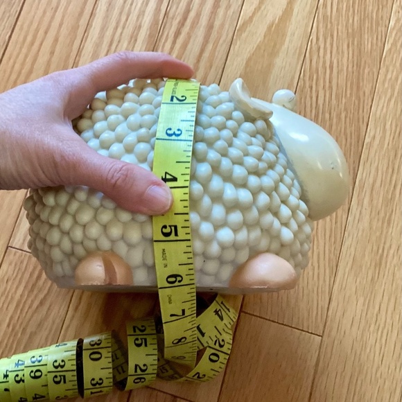 Sheep Piggy Bank Ceramic - Picture 7 of 8